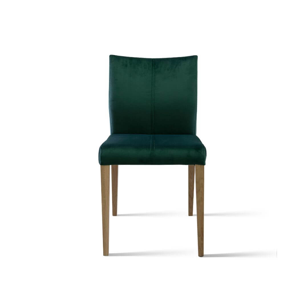 Krzesło BARCELONA zieleń butelkowa w tkaninie