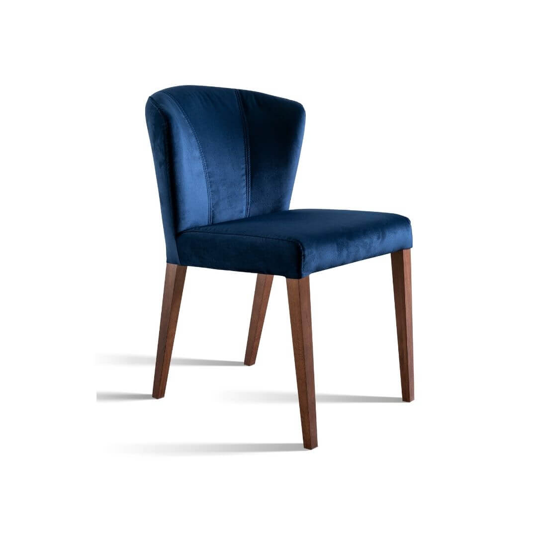 Krzesło ROMA Komfort granatowe w tkaninie