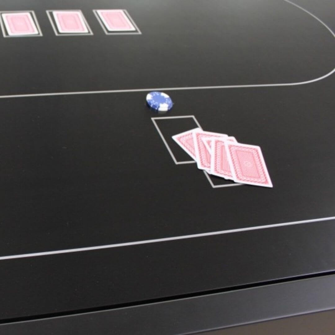 Intarsja do pokera na blacie stołu Portland